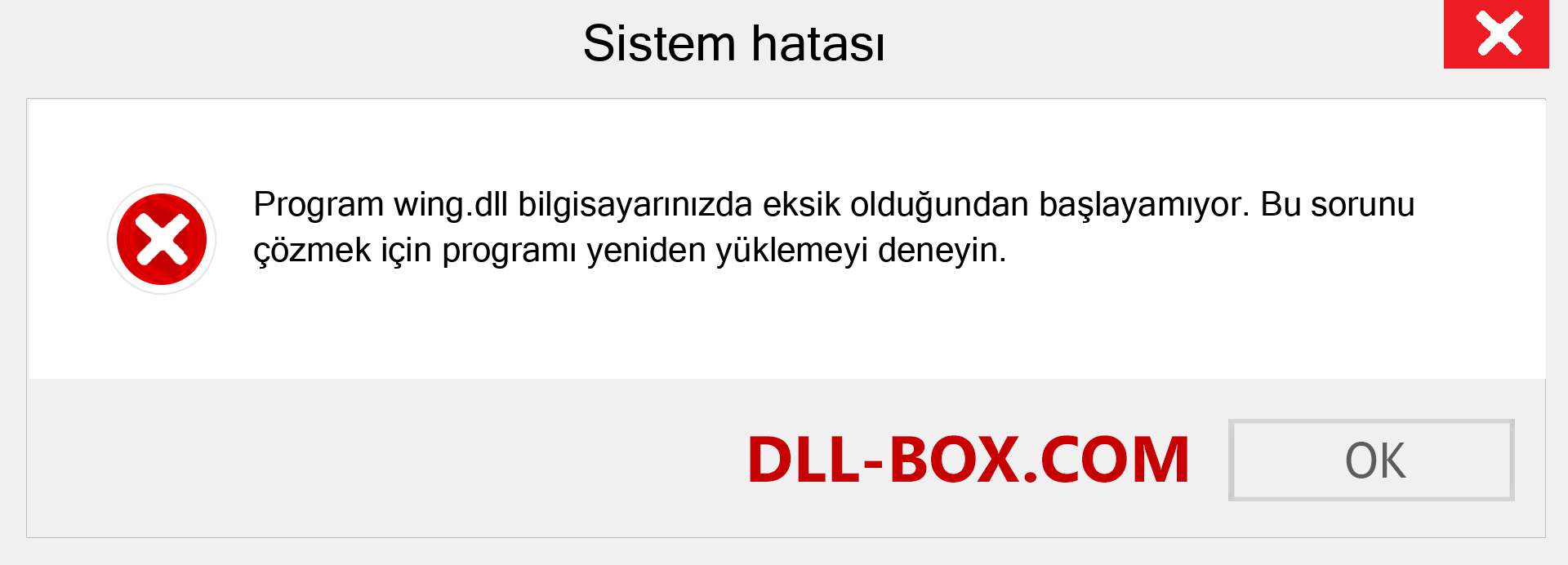 wing.dll dosyası eksik mi? Windows 7, 8, 10 için İndirin - Windows'ta wing dll Eksik Hatasını Düzeltin, fotoğraflar, resimler